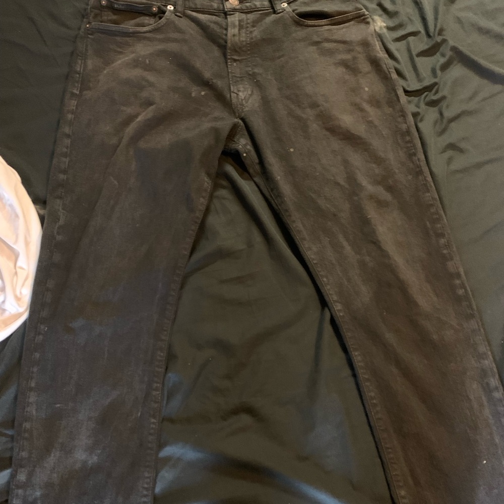 Men's Black polo jeans